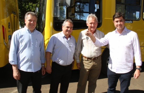 Guarapuava recebe novos ônibus para transporte público