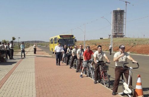 Pérola treina motoristas para atitudes de respeito com os ciclistas