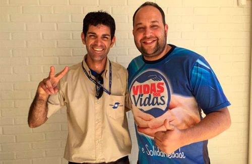 Pérola presta homenagem a colaborador e faz doação ao projeto Vidas por Vidas
