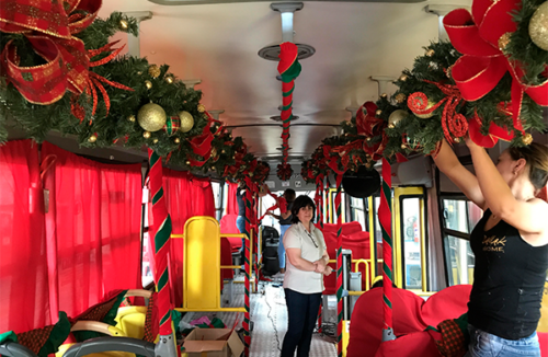 Pérola do Oeste prepara Ônibus Iluminado