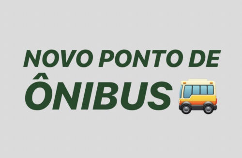 Novo ponto de ônibus na linha Rocha Loures