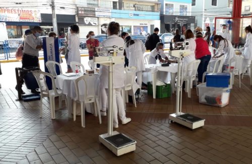 Ação de saúde no Terminal da Fonte