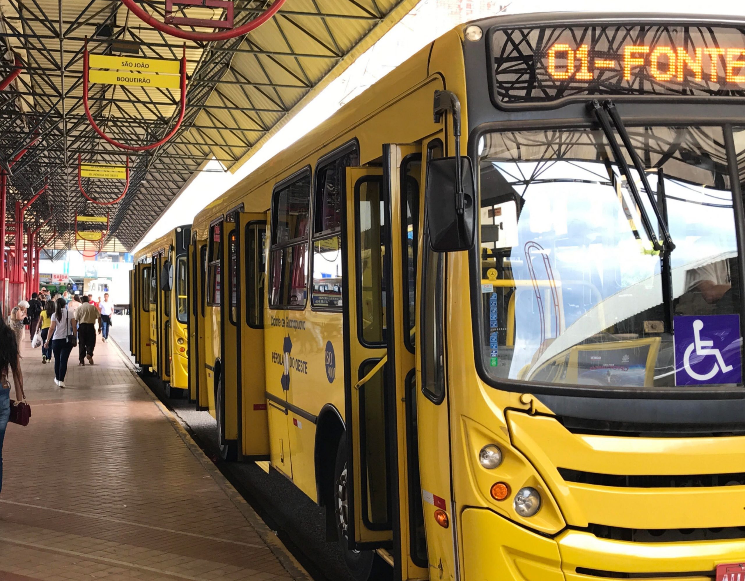 NESTE DOMINGO SAÍDA DOS ÔNIBUS INTERBAIRROS DO TERMINAL ÀS 8 HORAS