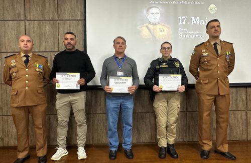 Pérola do Oeste é homenageada pelo 16º BPM por ações solidárias em Guarapuava